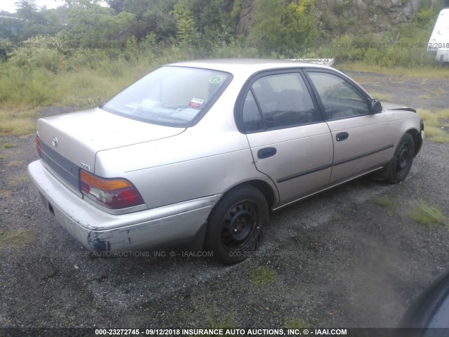 JT2AE09E3P0005636 - 1993 TOYOTA COROLLA LE/DX GOLD photo 4