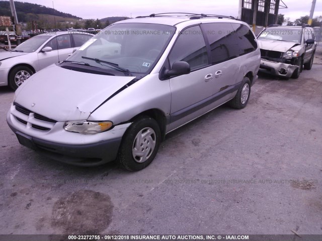 2B4GP44R5YR637748 - 2000 DODGE GRAND CARAVAN SE/SPORT SILVER photo 2