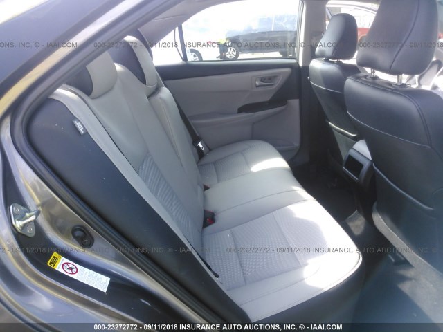 4T1BF1FK1FU045452 - 2015 TOYOTA CAMRY LE/XLE/SE/XSE 灰色 照片 8