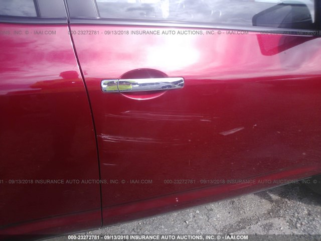 JN8AS5MT2AW021273 - 2010 NISSAN ROGUE S/SL/KROM RED photo 6