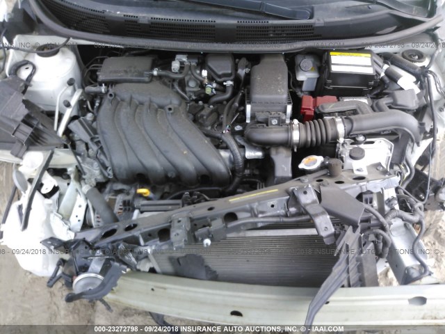 3N1CN7APXGL888193 - 2016 NISSAN VERSA S/S PLUS/SV/SL თეთრი ფოტო 10