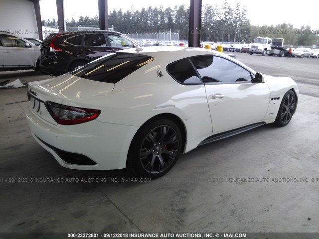 ZAM45VLA5D0070597 - 2013 MASERATI GRANTURISMO S/SPORT/MC WHITE photo 4