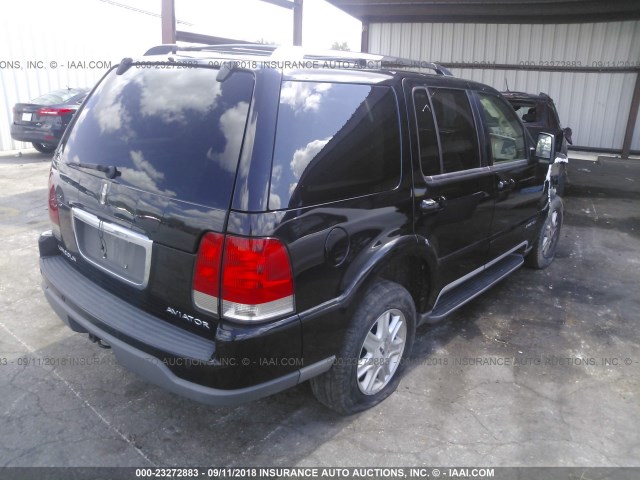 5LMEU88H04ZJ53183 - 2004 LINCOLN AVIATOR 黑色 照片 4