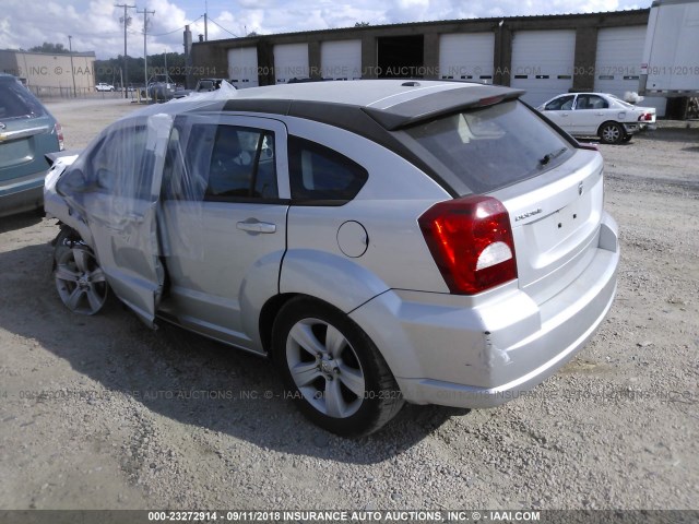 1B3CB3HA0BD118164 - 2011 DODGE CALIBER MAINSTREET SILVER photo 3