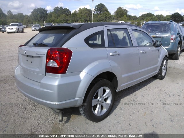 1B3CB3HA0BD118164 - 2011 DODGE CALIBER MAINSTREET SILVER photo 4