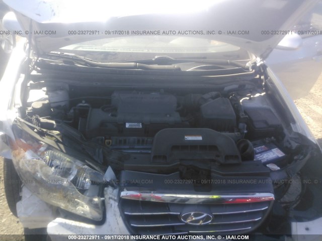 KMHDU46D29U647122 - 2009 HYUNDAI ELANTRA GLS/SE SILVER photo 10