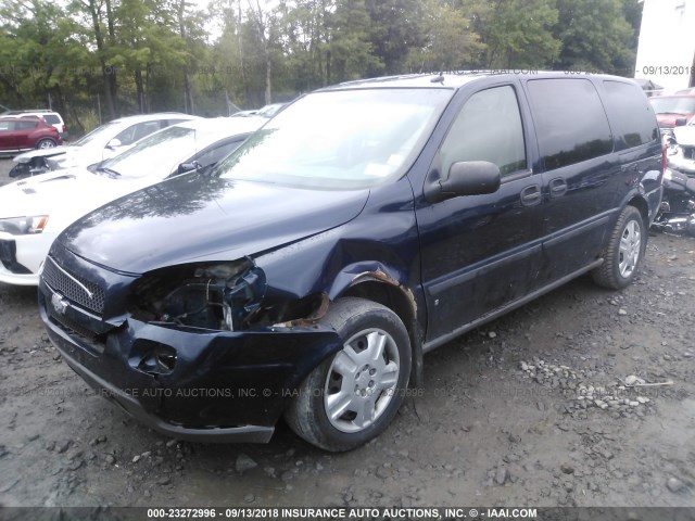 1GNDV23147D183903 - 2007 CHEVROLET UPLANDER LS Dark Blue photo 2