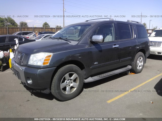 5N1AA08BX6N743280 - 2006 NISSAN ARMADA SE/LE GRAY photo 2