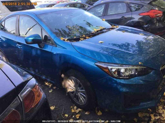 4S3GKAD66J3623765 - 2018 SUBARU IMPREZA PREMIUM PLUS BLUE photo 17