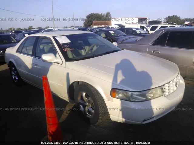 1G6KY549XXU924197 - 1999 CADILLAC SEVILLE STS WHITE photo 1