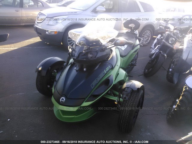 2BXJANA11CV001259 - 2012 CAN-AM SPYDER ROADSTER RS-S GREEN photo 2