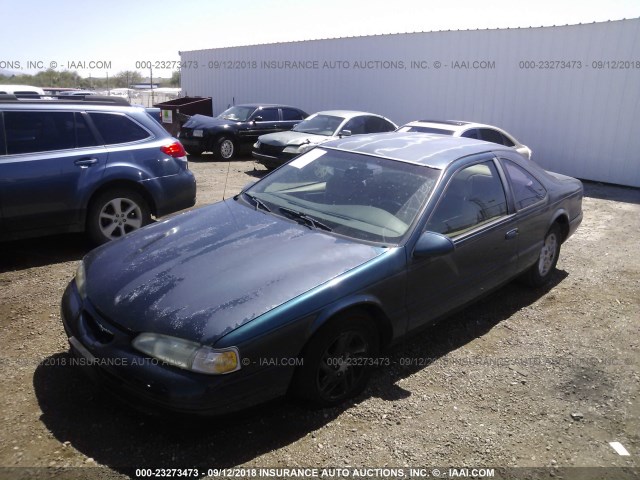 1FALP62W2TH121072 - 1996 FORD THUNDERBIRD LX BLUE photo 2