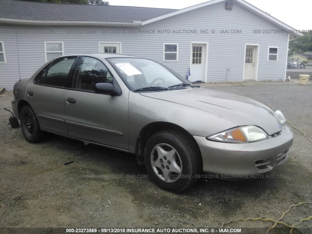 1G1JF524917129159 - 2001 CHEVROLET CAVALIER LS GOLD photo 1