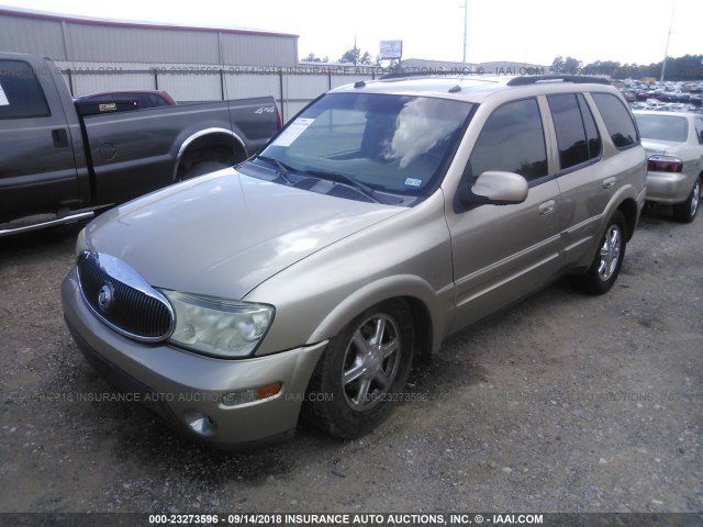 5GAET13M852294598 - 2005 BUICK RAINIER CXL TAN photo 2