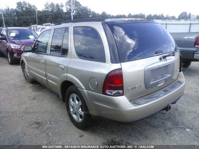 5GAET13M852294598 - 2005 BUICK RAINIER CXL TAN photo 3