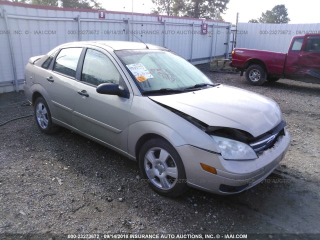 1FAFP34NX7W358216 - 2007 FORD FOCUS ZX4/S/SE/SES Қоңыр фото 1