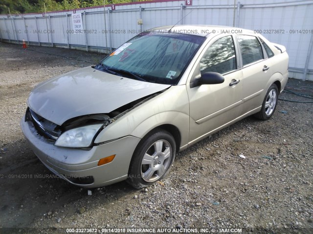 1FAFP34NX7W358216 - 2007 FORD FOCUS ZX4/S/SE/SES Қоңыр фото 2