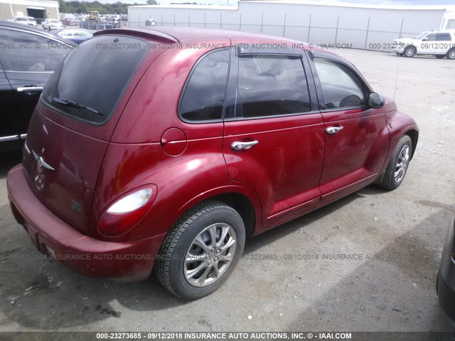 3A4FY58B97T504799 - 2007 CHRYSLER PT CRUISER TOURING RED photo 4