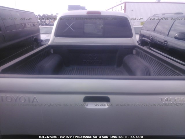 5TEGN92N72Z004014 - 2002 TOYOTA TACOMA DOUBLE CAB PRERUNNER SILVER photo 6