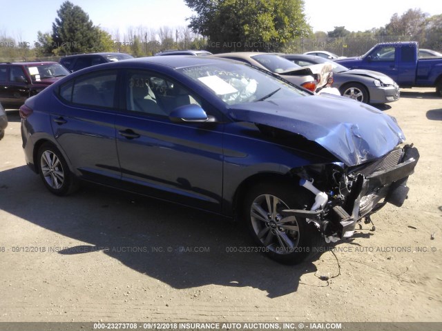 5NPD84LF7HH041287 - 2017 HYUNDAI ELANTRA SE/VALUE/LIMITED BLUE photo 1