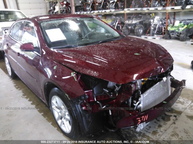 1G11C5SL1FF166316 - 2015 CHEVROLET MALIBU 1LT მუქწითელი ფოტო 1