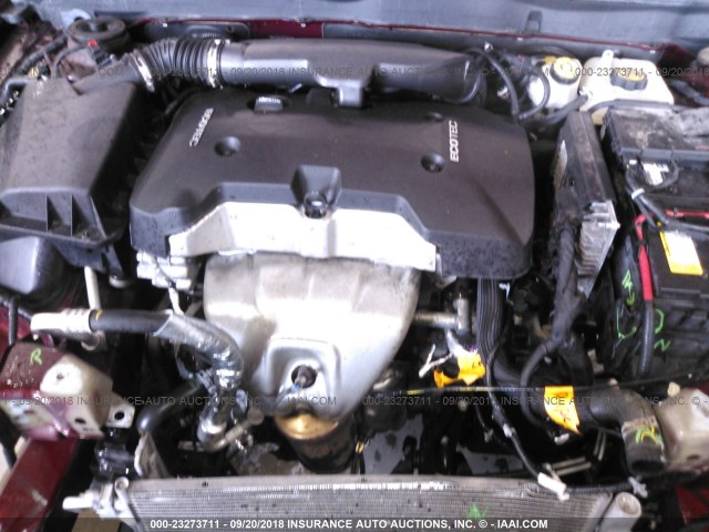 1G11C5SL1FF166316 - 2015 CHEVROLET MALIBU 1LT მუქწითელი ფოტო 10