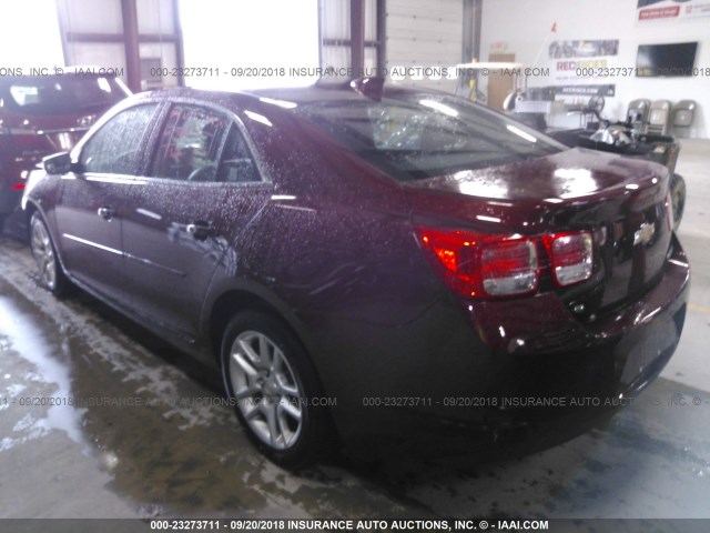 1G11C5SL1FF166316 - 2015 CHEVROLET MALIBU 1LT მუქწითელი ფოტო 3