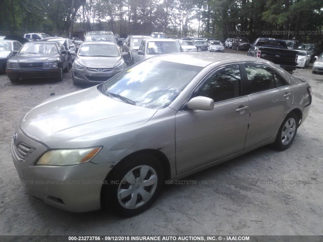 4T1BE46K47U642746 - 2007 TOYOTA CAMRY NEW GENERAT CE/LE/XLE/SE GOLD photo 2