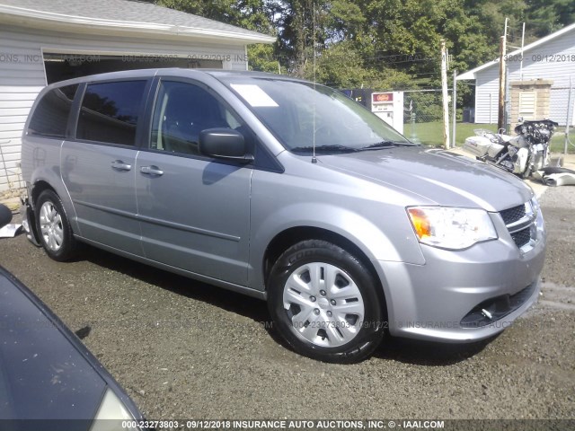 2C4RDGBG1ER366657 - 2014 DODGE GRAND CARAVAN SE SILVER photo 1