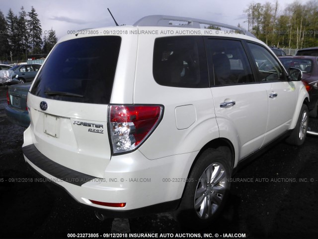 JF2SHAGC6DH440613 - 2013 SUBARU FORESTER TOURING 白色 照片 4