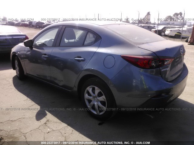 JM1BM1T7XE1117257 - 2014 MAZDA 3 SV GRAY photo 3