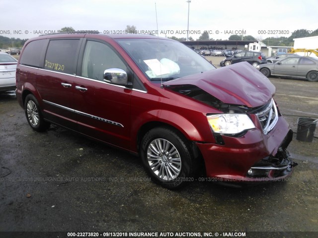 2C4RC1CG7DR797789 - 2013 CHRYSLER TOWN & COUNTRY TOURING L RED photo 1