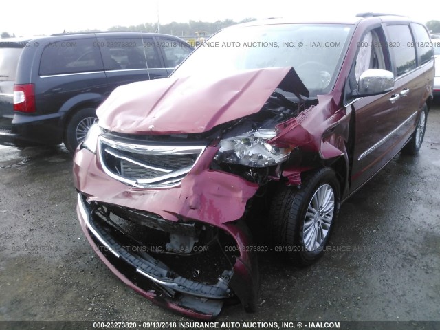 2C4RC1CG7DR797789 - 2013 CHRYSLER TOWN & COUNTRY TOURING L RED photo 6