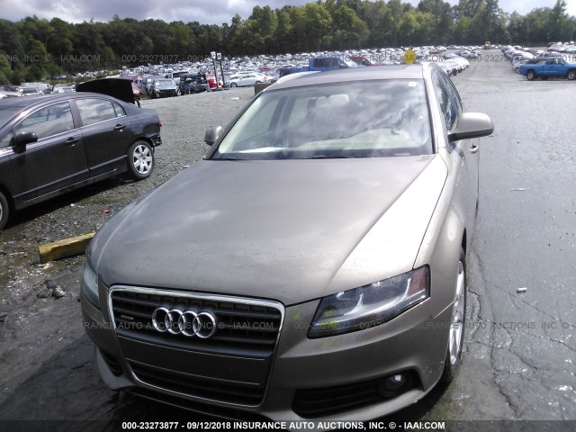 WAUVF78KX9A145912 - 2009 AUDI A4 2.0T AVANT QUATTRO TAN photo 6