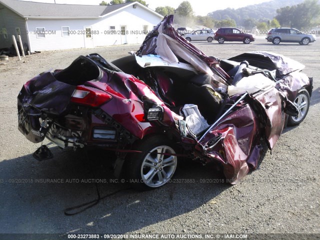 1G1BE5SM4J7184335 - 2018 CHEVROLET CRUZE LT MAROON photo 4