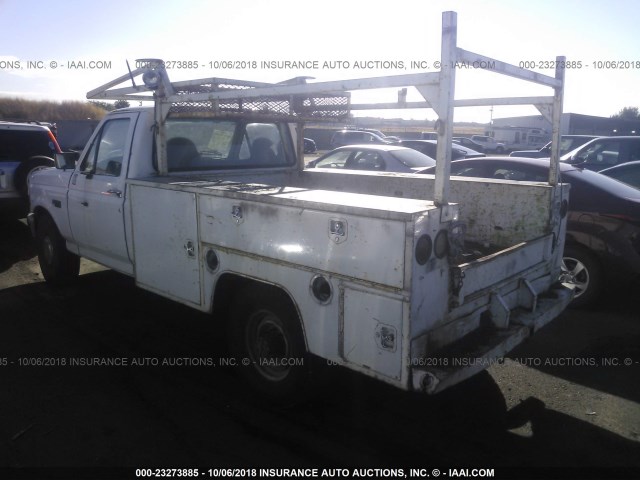 2FTHF25F9SCA46657 - 1995 FORD F250 WHITE photo 3