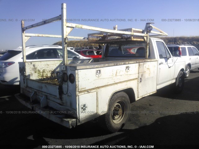 2FTHF25F9SCA46657 - 1995 FORD F250 WHITE photo 4