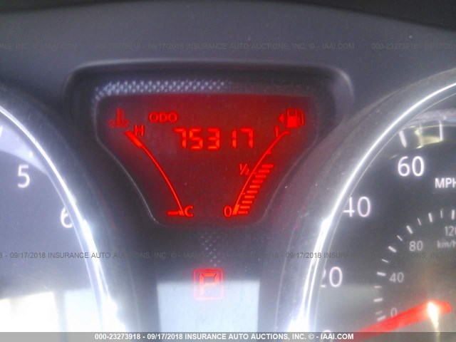 3N1CE2CP0EL410166 - 2014 NISSAN VERSA NOTE S/S PLUS/SV/SL RED photo 7