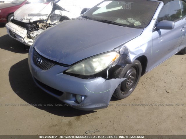4T1FA38P96U069115 - 2006 TOYOTA CAMRY SOLARA SE/SLE Mavi foto 6