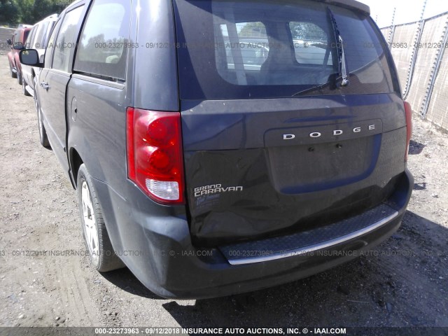 2C4RDGBG2CR269321 - 2012 DODGE GRAND CARAVAN SE GRAY photo 6