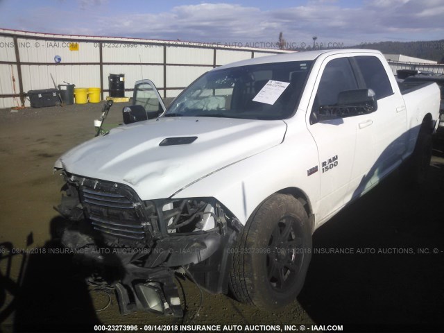 1C6RR7UT0FS634004 - 2015 RAM 1500 SPORT WHITE photo 2