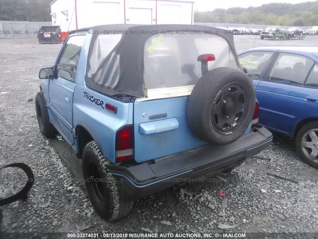 2CNBJ18U2R6946300 - 1994 GEO TRACKER BLUE photo 3