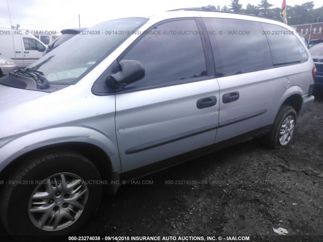 1D4GP24R14B527704 - 2004 DODGE GRAND CARAVAN SE SILVER photo 6