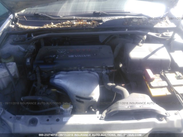 4T1BE32K04U898121 - 2004 TOYOTA CAMRY LE/XLE/SE 银色 照片 10