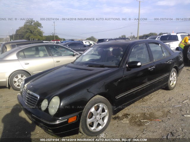 WDBJF65J72B428063 - 2002 MERCEDES-BENZ E 320 BLACK photo 2