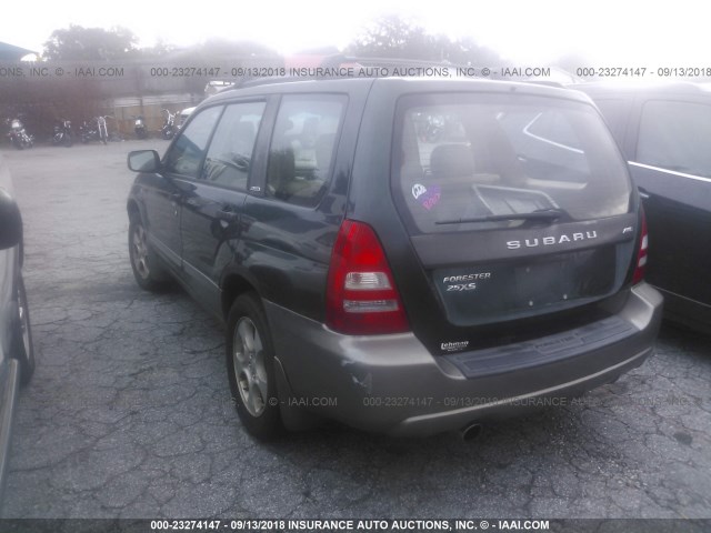 JF1SG65634H713265 - 2004 SUBARU FORESTER 2.5XS მწვანე ფოტო 3