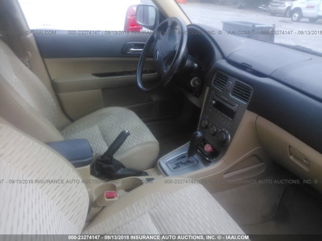 JF1SG65634H713265 - 2004 SUBARU FORESTER 2.5XS მწვანე ფოტო 5