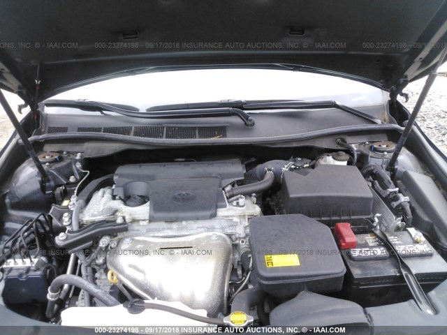 4T1BF1FK1FU012421 - 2015 TOYOTA CAMRY LE/XLE/SE/XSE 黑色 照片 10