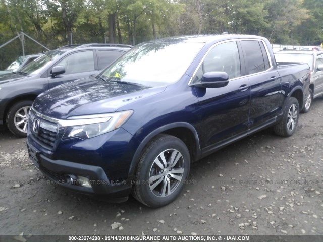 5FPYK3F47HB016340 - 2017 HONDA RIDGELINE RTS 蓝色 照片 2