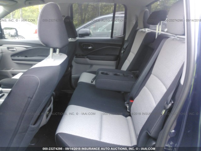 5FPYK3F47HB016340 - 2017 HONDA RIDGELINE RTS 蓝色 照片 8